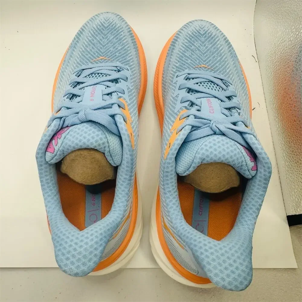 HOKA Clifton 9 Women's Running Shoes Airy Blue/Ice Water Size 8.5B w/ Box